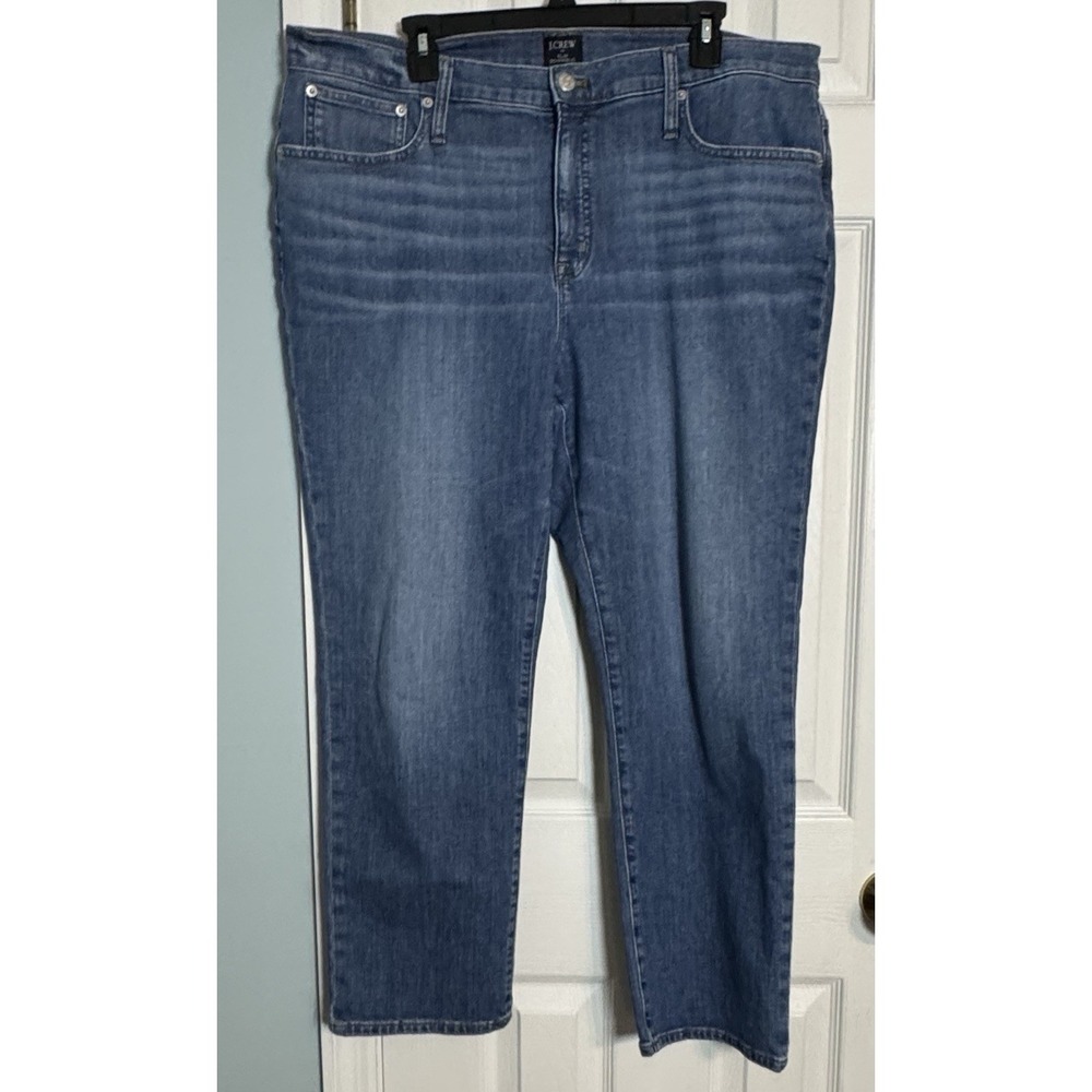 J. Crew Factory Womens Slim Boyfriend Jean Size 33 All Day Stretch Denim
